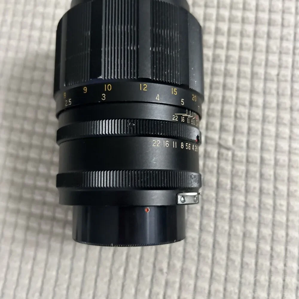 Fujica Camera w/ Soligor Tele-Auto 135mm f/2.8 Lens Vintage 35mm Film